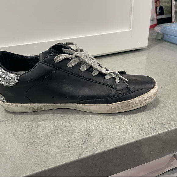 Size 8 - Golden Goose Superstar Glitter Star - G34WS590-015 - Picture 2 of 8